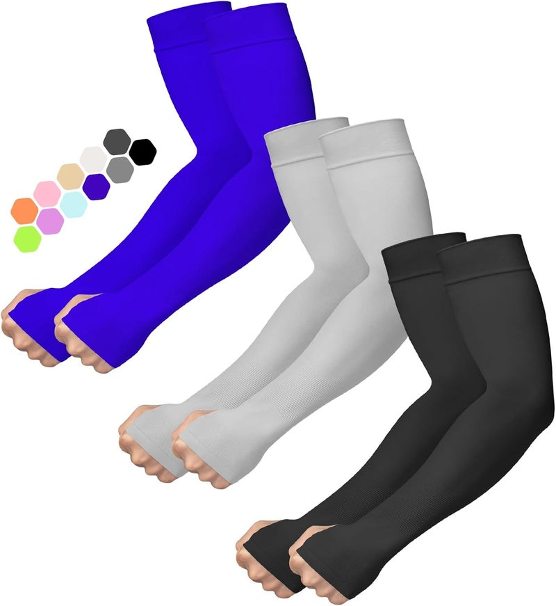 Outivity Arm Sleeves for Men Women Upf 50 Compression Arm Sleeve for UV Blocking Protection - Image 1